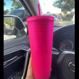 Starbucks Neon Pink *Soft Jelly* Studded